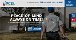 Desktop Screenshot of benfranklinplumber.com